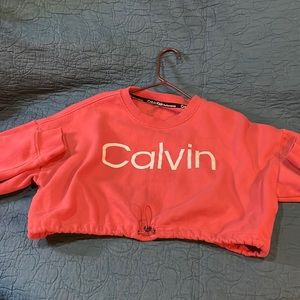 Woman’s Calvin Klein Cropped Crewneck
